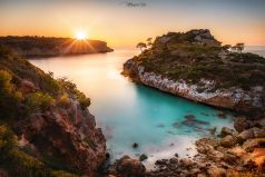 Sunrise Bay , Mallorca, Manfred Voss , Fine Art Photography