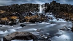 Öxarafoss Wasserfall , Island