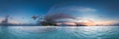 Island Sunset , Malediven