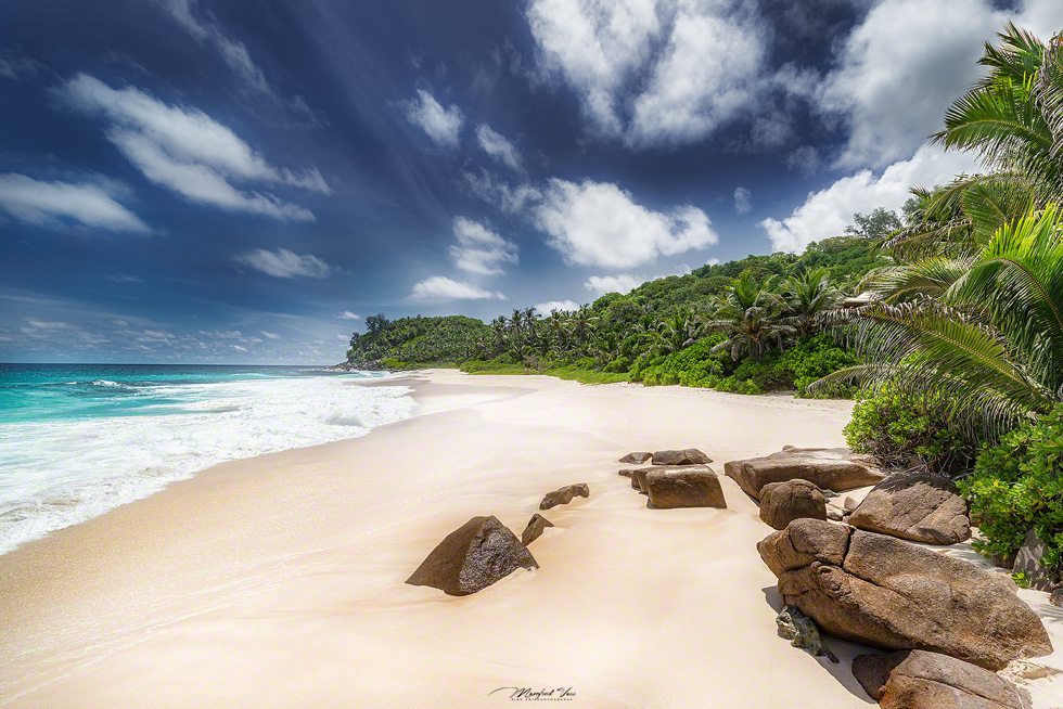 Paradise Beach , Insel Mahe , Seychellen / Indischer Ozean